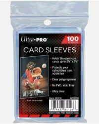 Ultra Pro Standard Size Card Sleeves 100 Count in a package.