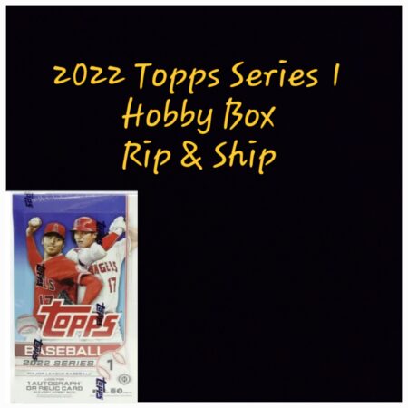A 2023 Topps Series 2 Hanger Box - Personal Break featuring baseball players on the packaging, labeled "rip & ship.