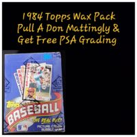 A 1993 Topps baseball card wax pack with promotional text for free PSA grading if a Derek Jeter card is pulled.