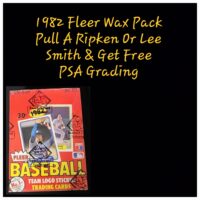 A 1993 Topps pack of baseball cards with text promising free PSA grading for a Derek Jeter card pull.