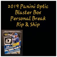 A 2022 Topps Chrome Hobby Box With PSA Grading Bonus for baseball cards, featuring "rated rookies" and text promoting a personal break service.