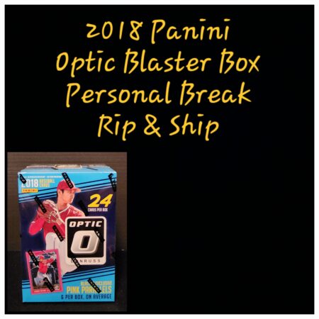 A 2022 Topps Chrome Hobby Box With PSA Grading Bonus for baseball cards on a black background with text above stating "rip & ship personal break.