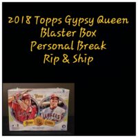 A 2022 Topps Chrome Hobby Box With PSA Grading Bonus - See Details with the label "personal break rip & ship" displayed, featuring player imagery and branding.