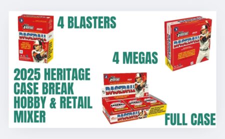 2025 Topps Heritage Full Hobby Case + Retail Mixer - Random Team Case Break